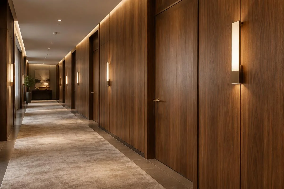 Otel Ahşap Duvar Kaplamaları