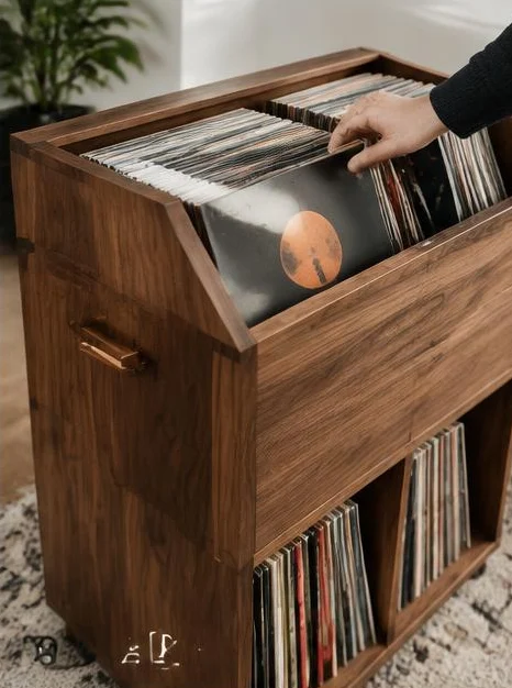 İstanbul Bağcılar Ahşap Plak Dolabı 4 İstanbul Bağcılar Ahşap Plak Dolabı 4