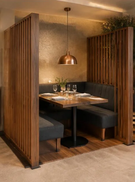 İstanbul Üsküdar Baglarbasi Restoran Ahşap Bölme 5