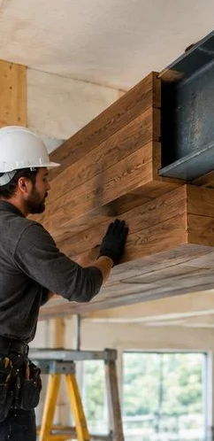 İstanbul Başakşehir Kayabasi Ahşap Kiriş Kaplaması 2 İstanbul Başakşehir Kayabasi Ahşap Kiriş Kaplaması 2