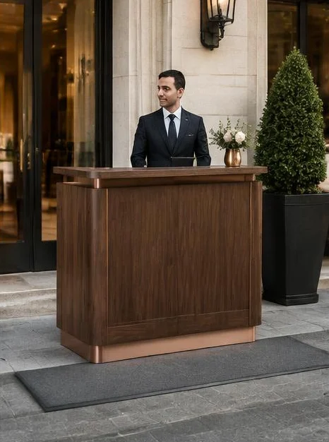 İstanbul Başakşehir Samlar Ahşap Karşılama Masası 2 İstanbul Başakşehir Samlar Ahşap Karşılama Masası 2