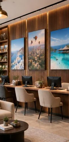 İstanbul Beykoz Ortaçeşme Turizm Acentesi Dekorasyonu 1 İstanbul Beykoz Ortaçeşme Turizm Acentesi Dekorasyonu 1