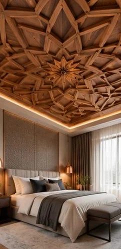 İstanbul Beyoğlu Arap Cami Dekoratif Ahşap Tavan 4 İstanbul Beyoğlu Arap Cami Dekoratif Ahşap Tavan 4