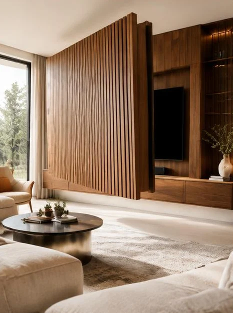 İstanbul Beyoğlu Galata Ahşap TV Duvarı Tasarımı 5