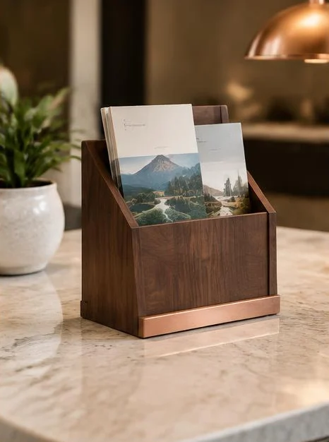 İstanbul Beyoğlu Tomtom Ahşap Broşürlük İmalatı 2