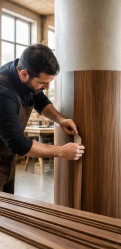 İstanbul Fatih Draman Ahşap Kolon Kaplaması 2