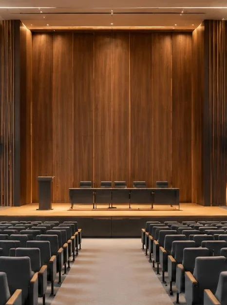 İstanbul Fatih Edirnekapi Konferans Salonu Ahşap Kaplaması 1