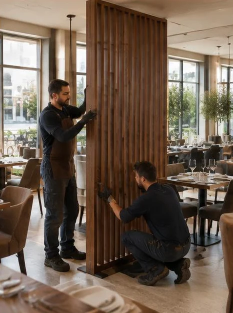 İstanbul Fatih Edirnekapi Restoran Ahşap Bölme 7 İstanbul Fatih Edirnekapi Restoran Ahşap Bölme 7