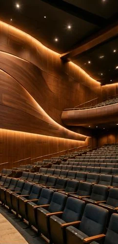 İstanbul Eyüpsultan Edirnekapi Tiyatro Salonu Ahşap Kaplaması 1 İstanbul Eyüpsultan Edirnekapi Tiyatro Salonu Ahşap Kaplaması 1