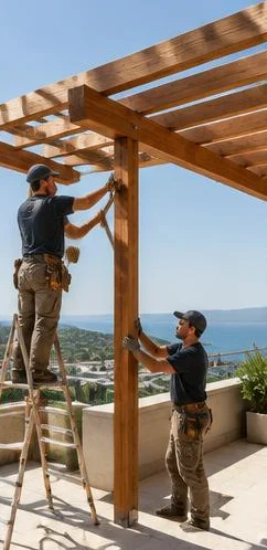İstanbul Eyüpsultan Ahşap Gölgelik İmalatı 3