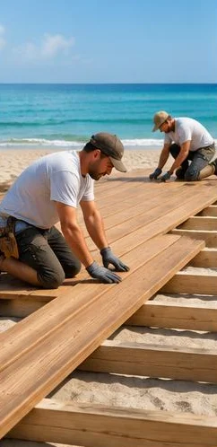 İstanbul Fatih Egrikapi Ahşap Plaj Platformu 2 İstanbul Fatih Egrikapi Ahşap Plaj Platformu 2