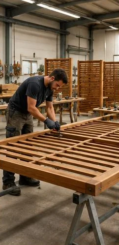 İstanbul Fatih Narlikapi Dış Mekân Ahşap Separatör 2 İstanbul Fatih Narlikapi Dış Mekân Ahşap Separatör 2