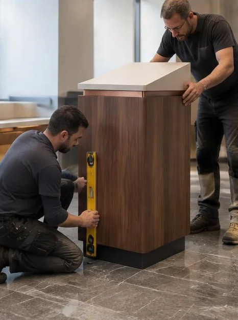 İstanbul Beşiktaş İhlamur Danışma Bankosu İmalatı 7