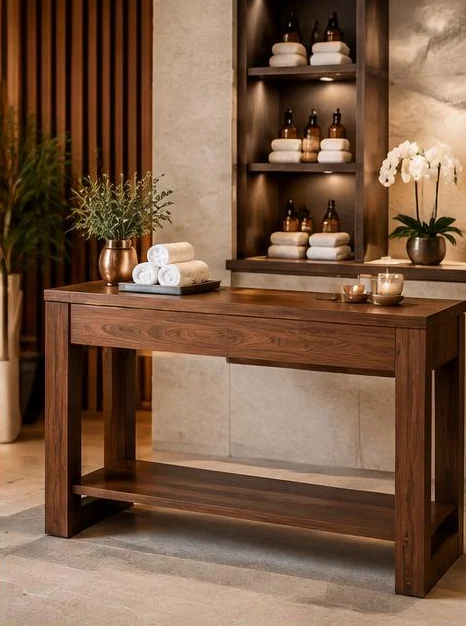 İstanbul Eyüpsultan Circir Ahşap Karşılama Masası 4