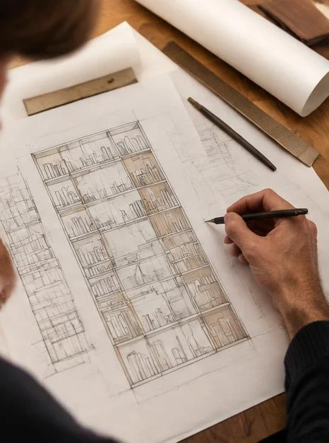 İstanbul Pendik Cinardere Ahşap Kitaplık Tasarımı 2 İstanbul Pendik Cinardere Ahşap Kitaplık Tasarımı 2