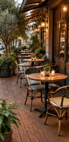 İstanbul Kâğıthane Piyalepaşa Bulvari Ahşap Kafe Terası 1