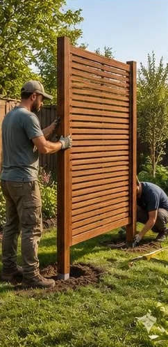 İstanbul Maltepe Cevizli Ahşap Bahçe Paravanı 7 İstanbul Maltepe Cevizli Ahşap Bahçe Paravanı 7