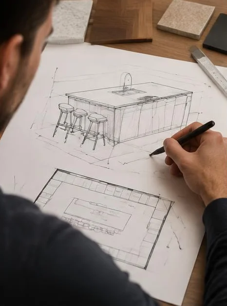 İstanbul Üsküdar Pasalimani Mutfak Adası Tasarımı 2 İstanbul Üsküdar Pasalimani Mutfak Adası Tasarımı 2