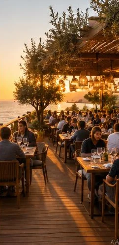 İstanbul Pendik Esenler Ahşap Restoran Terası 8
