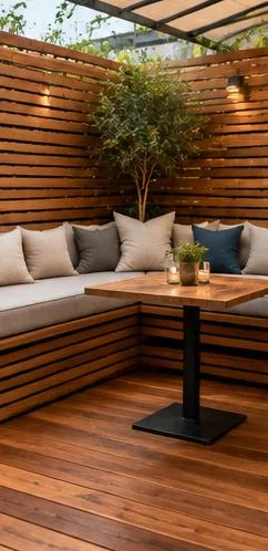 İstanbul Sarıyer Ahşap Kafe Terası 2 İstanbul Sarıyer Ahşap Kafe Terası 2