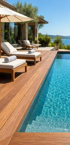 İstanbul Şile Cavus Ahşap Havuz Kenarı Kaplama 1