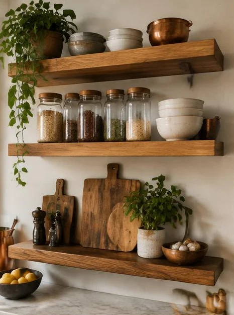 İstanbul Şile İmrendere Ahşap Mutfak Rafları 1