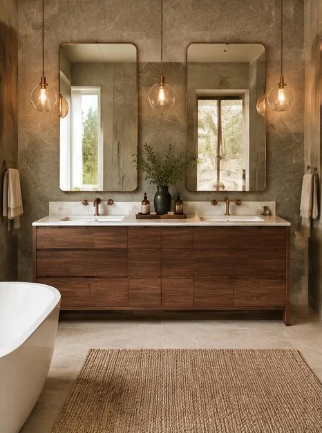 İstanbul Silivri Selimpaşa Çift Lavabolu Banyo Dolabı 5 İstanbul Silivri Selimpaşa Çift Lavabolu Banyo Dolabı 5