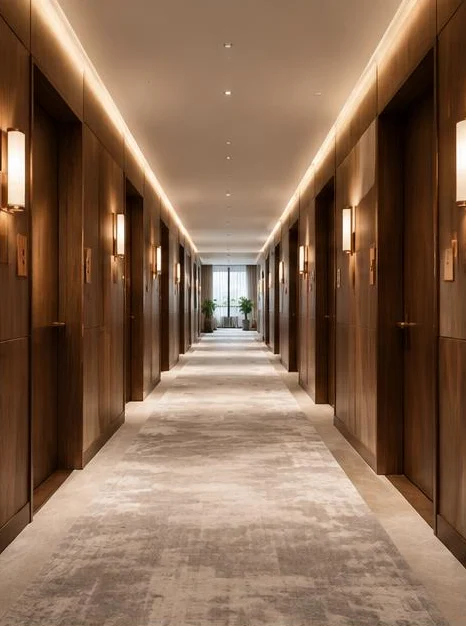 İstanbul Şişli Duatepe Otel Koridor Ahşap Kaplaması 1 İstanbul Şişli Duatepe Otel Koridor Ahşap Kaplaması 1