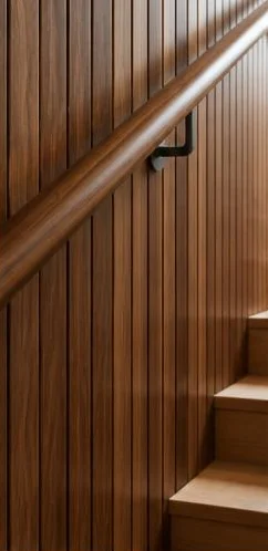 İstanbul Bağcılar Tabya Ahşap Merdiven Duvar Kaplaması 3 İstanbul Bağcılar Tabya Ahşap Merdiven Duvar Kaplaması 3