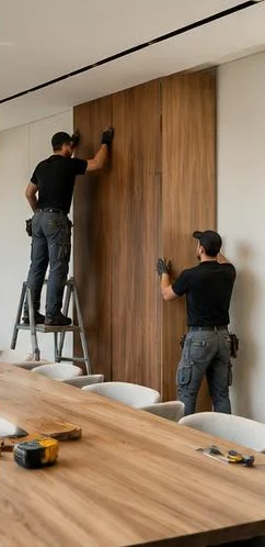 İstanbul Fatih Topkapi Toplantı Salonu Ahşap Duvar Uygulaması 2