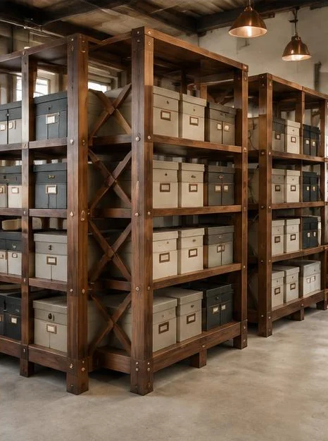 İstanbul Tuzla Sifa Ahşap Arşiv Rafı 6 İstanbul Tuzla Sifa Ahşap Arşiv Rafı 6