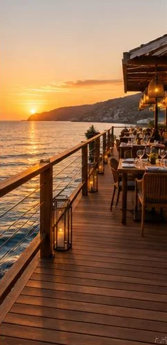 İstanbul Üsküdar Baglarbasi Ahşap Restoran Terası 6