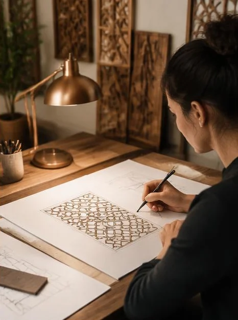 İstanbul Üsküdar Ferah Dekoratif Ahşap Bölme 4