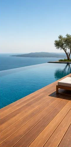 İstanbul Üsküdar Unalan Ahşap Havuz Kenarı Kaplama 4