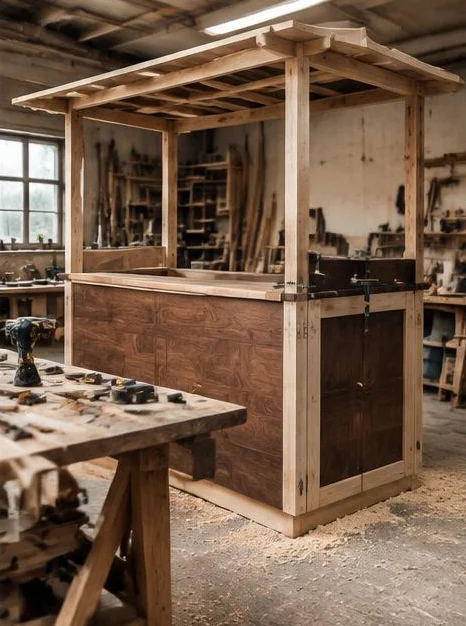 İstanbul Başakşehir Vaditepe Ahşap Satış Standı 8 İstanbul Başakşehir Vaditepe Ahşap Satış Standı 8