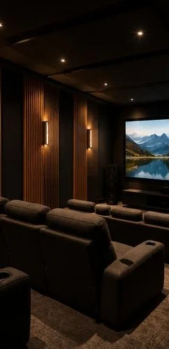 İstanbul Başakşehir Vaditepe Sinema Salonu Ahşap Panel 1